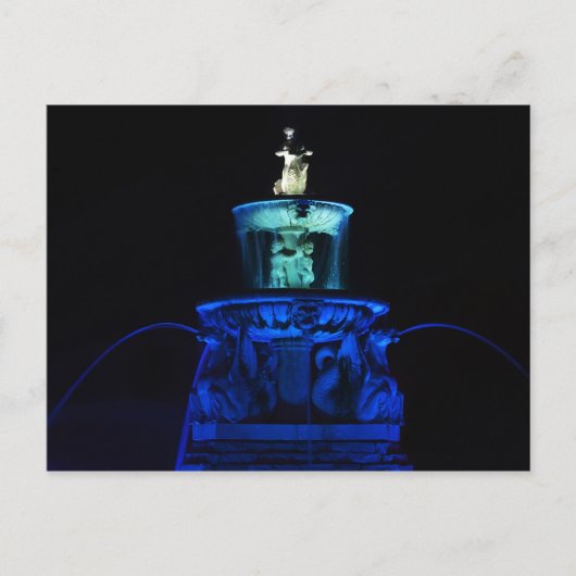 Meyer Circle Zee Horse Fountain, Kansas City Briefkaart (Voorkant)