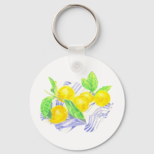 Meyer-citroenen voor keukenhanddoek sleutelhanger (Voorkant)