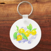 Meyer-citroenen voor keukenhanddoek sleutelhanger (Voorkant)
