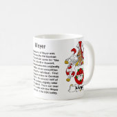 Meyer Family Crest mok (Voorkant rechts)