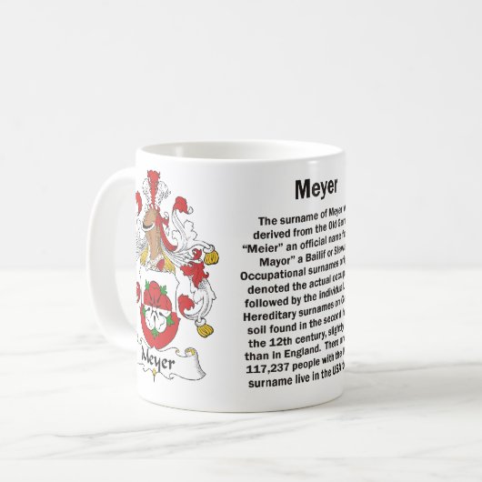 Meyer Family Crest mok (Voorkant links)