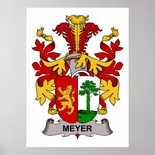 Meyer Family Crest Poster (Voorkant)