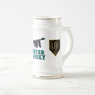 Meyer Lansky/Gents FF Logo Stein Bierpul