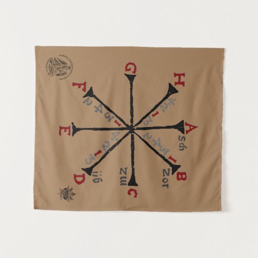 Meyer Square Tapestry Wandkleed (Voorkant (horizontaal))