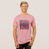 Meyers lake pretpark Tri-Blend shirt (Voorkant volledig)