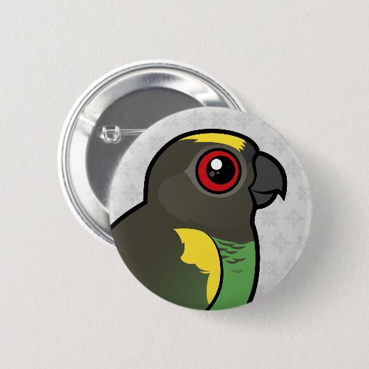 Meyer's Parrot Ronde Button 5,7 Cm (Voorkant /achterkant)
