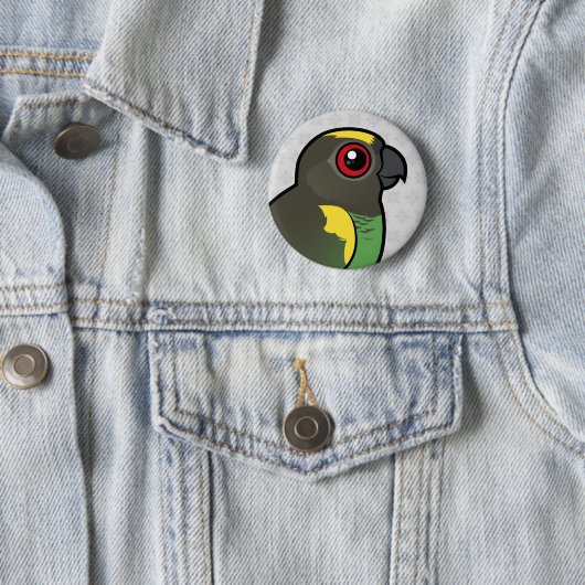 Meyer's Parrot Ronde Button 5,7 Cm (In situ)