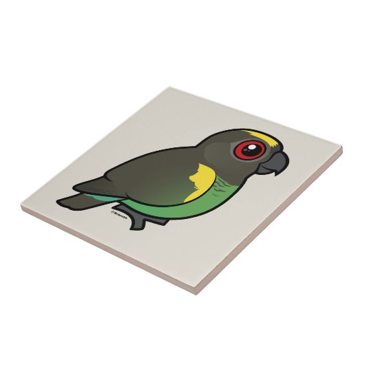 Meyer's Parrot Tegeltje (Zijkant)