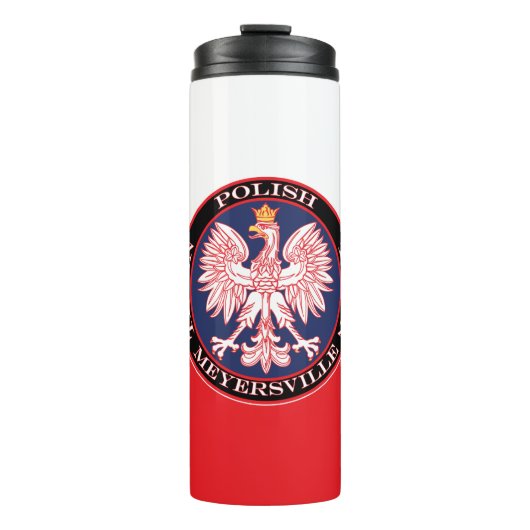 Meyersville Poland Texan Thermosbeker (Voorkant)