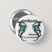 Meyhaam, kunst van leannemcg... ronde button 5,7 cm (Voorkant /achterkant)