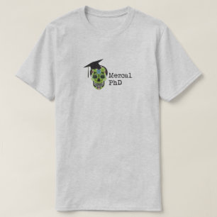 Mezcal PhD T-Shirt in lichtgrijs