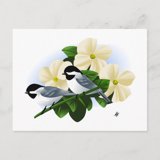 Mezen en Bloem van de Bloedhond Briefkaart (Voorkant)