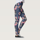 Mezen in de wilde roos in roze en blauw leggings (Rechts)