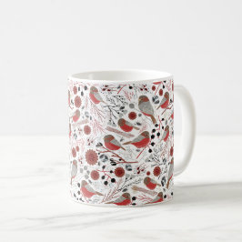 Mezen met Kerstpatroon en Bloemen Koffiemok