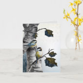 "Mezen" [Ontwerp 2] Klein Kaart (Gele Bloem)