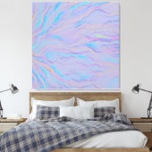 Mezmerizing Iridescent Stone Canvas Afdruk (Insitu (Slaapkamer))