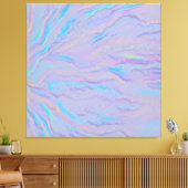 Mezmerizing Iridescent Stone Canvas Afdruk (Insitu (Woonkamer))