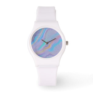 Mezmerizing Iridescent Stone Horloge