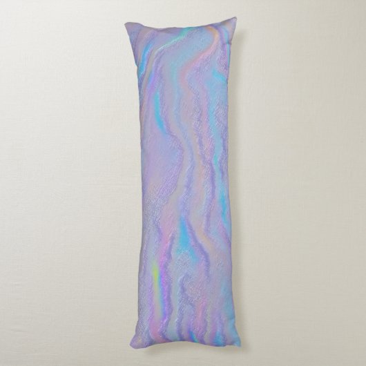 Mezmerizing Iridescent Stone Lichaamskussen (Achterkant (Verticaal))