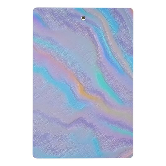 Mezmerizing Iridescent Stone Mini Klembord (Achterkant)