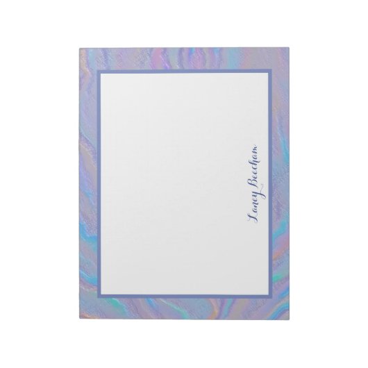 Mezmerizing Iridescent Stone Notitieblok (Linkerzijde)