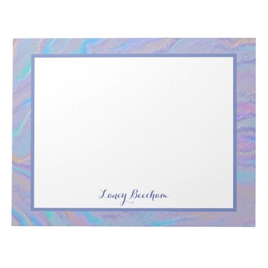 Mezmerizing Iridescent Stone Notitieblok (Voorkant)