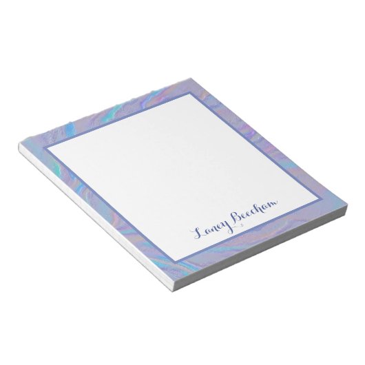 Mezmerizing Iridescent Stone Notitieblok (Schuin)