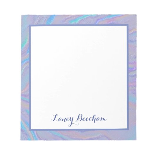 Mezmerizing Iridescent Stone Notitieblok (Voorkant)