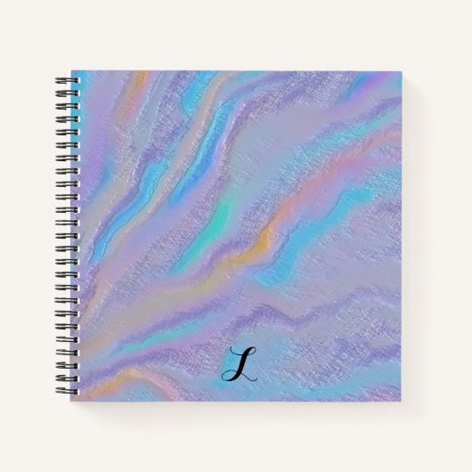 Mezmerizing Iridescent Stone Notitieboek (Voorkant)