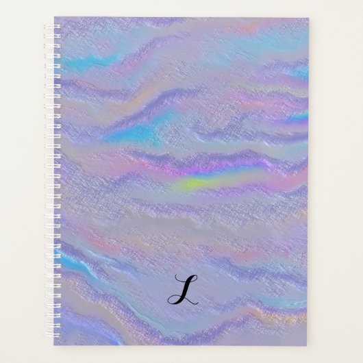 Mezmerizing Iridescent Stone Planner (Voorkant)
