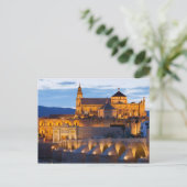 Mezquita Cathedraal in Dusk in Cordoba Briefkaart (Staand voorkant)
