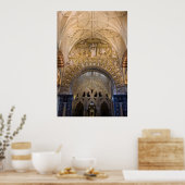 Mezquita Cathedral Interior de Cordoba Poster (Keuken)