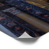 Mezquita Cathedral Interior de Cordoba Poster (Hoek)