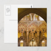 Mezquita Interior Islamic Architecture Briefkaart (Voorkant / Achterkant)