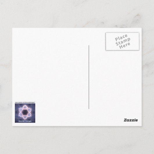 Mezuzah Briefkaart (Achterkant)