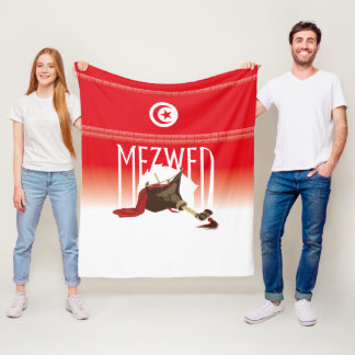 Mezwed - tunesische doedelpijpen fleece deken