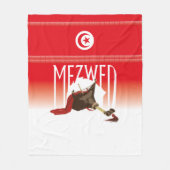 Mezwed - tunesische doedelpijpen fleece deken (Voorkant)