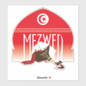 Mezwed - Tunesische doedelzak Sticker (Vel)