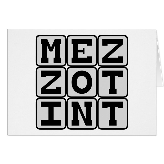 Mezzotint, afdrukproces (Voorkant Horizontaal)