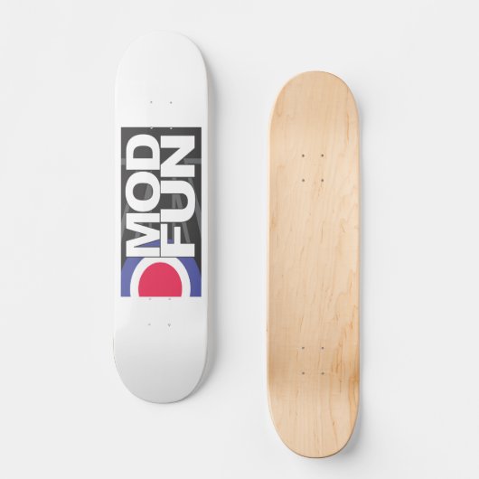 MF Doelskateboard Deck Persoonlijk Skateboard (Voorkant)