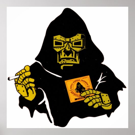 mf doom poster (Voorkant)