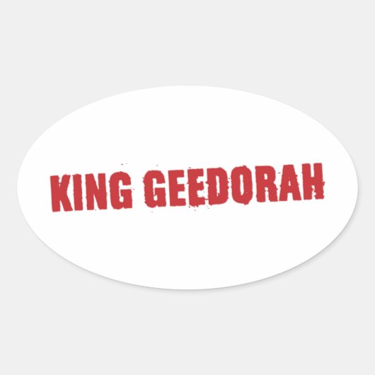 MF Doom rapper Ovale Sticker (Voorkant)