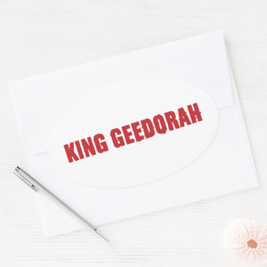 MF Doom rapper Ovale Sticker (Envelop)