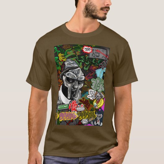 mf doom t-shirt (Voorkant)