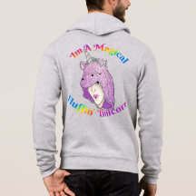 MF Unicorn Mannen Bella+Canvas Full-Zip Hoodie