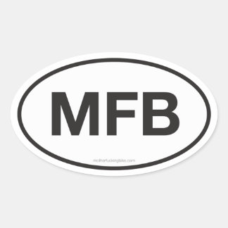 MFB erfgoed Ovale Sticker