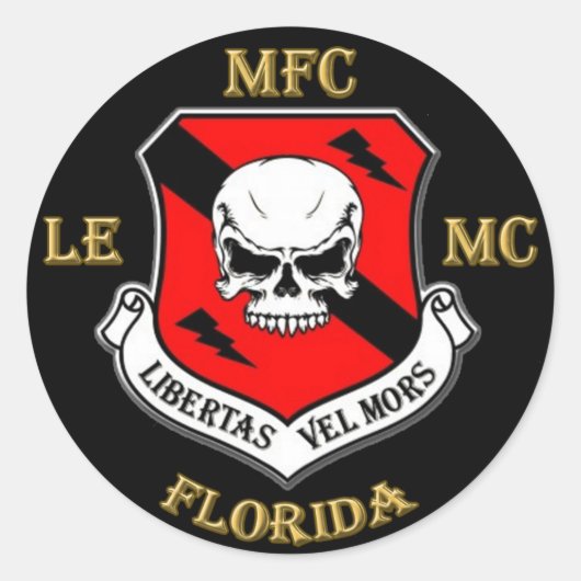 MFC Challenge Logo-Stickers Ronde Sticker (Voorkant)