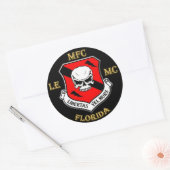 MFC Challenge Logo-Stickers Ronde Sticker (Envelop)