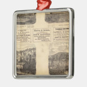 Mfg co, olievelden metalen ornament (Links)