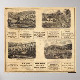 Mfg co, olievelden poster